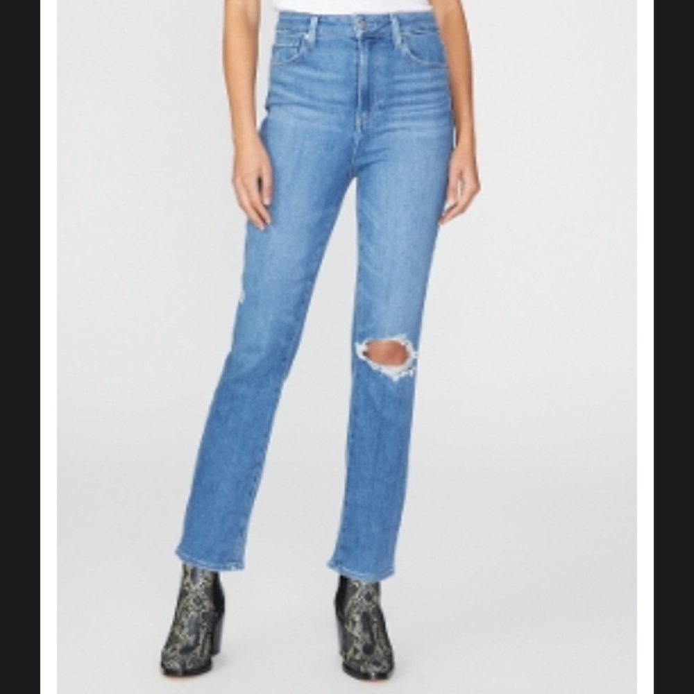 PAIGE High Rise Cindy Straight Ankle